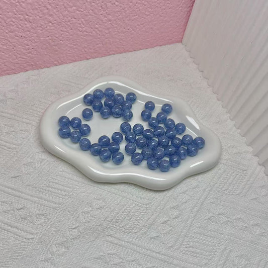 キラキラ輝く12mmスパークルビーズ